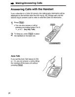 Preview for 28 page of Panasonic KX-TCC425B User Manual