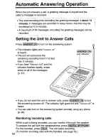 Preview for 54 page of Panasonic KX-TCC425B User Manual