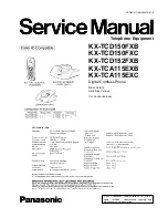 Preview for 1 page of Panasonic KX-TCD150FXB Service Manual