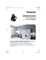 Panasonic KX-TCD200E Operating Instructions Manual предпросмотр