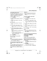 Предварительный просмотр 33 страницы Panasonic KX-TCD200E Operating Instructions Manual