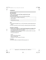 Preview for 2 page of Panasonic KX-TCD210E Operating Instructions Manual