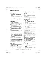 Preview for 14 page of Panasonic KX-TCD210E Operating Instructions Manual