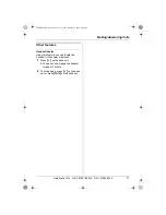 Preview for 17 page of Panasonic KX-TCD210E Operating Instructions Manual