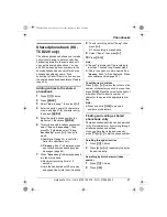 Preview for 21 page of Panasonic KX-TCD210E Operating Instructions Manual