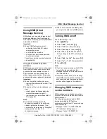 Preview for 37 page of Panasonic KX-TCD210E Operating Instructions Manual