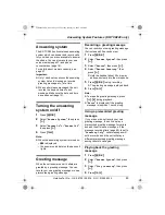 Preview for 45 page of Panasonic KX-TCD210E Operating Instructions Manual