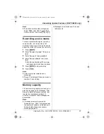 Preview for 47 page of Panasonic KX-TCD210E Operating Instructions Manual