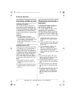 Preview for 52 page of Panasonic KX-TCD210E Operating Instructions Manual