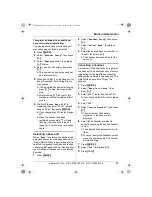 Preview for 53 page of Panasonic KX-TCD210E Operating Instructions Manual