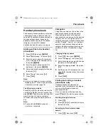 Preview for 17 page of Panasonic KX-TCD210FX Operating Instructions Manual