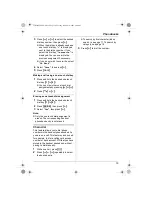 Preview for 19 page of Panasonic KX-TCD210FX Operating Instructions Manual