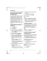 Preview for 20 page of Panasonic KX-TCD210FX Operating Instructions Manual