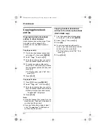 Preview for 22 page of Panasonic KX-TCD210FX Operating Instructions Manual