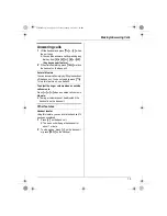 Preview for 13 page of Panasonic KX-TCD210G Operating Instructions Manual