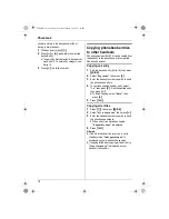 Preview for 16 page of Panasonic KX-TCD210G Operating Instructions Manual