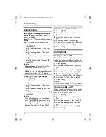 Preview for 20 page of Panasonic KX-TCD210G Operating Instructions Manual