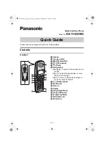 Panasonic KX-TCD210G Quick Manual preview