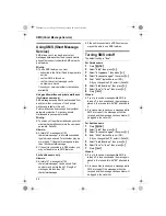 Preview for 32 page of Panasonic KX-TCD220G Operating Instructions Manual