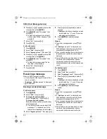 Preview for 36 page of Panasonic KX-TCD220G Operating Instructions Manual