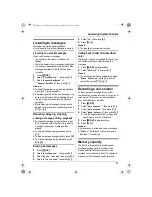 Preview for 43 page of Panasonic KX-TCD220G Operating Instructions Manual