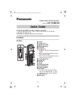 Panasonic KX-TCD220G Quick Manual preview