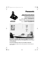 Предварительный просмотр 1 страницы Panasonic KX-TCD230FX Operating Instructions Manual