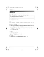 Предварительный просмотр 2 страницы Panasonic KX-TCD230FX Operating Instructions Manual