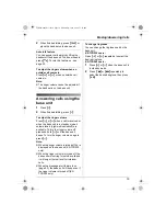 Предварительный просмотр 19 страницы Panasonic KX-TCD230FX Operating Instructions Manual