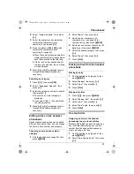 Предварительный просмотр 21 страницы Panasonic KX-TCD230FX Operating Instructions Manual