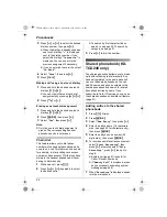 Предварительный просмотр 22 страницы Panasonic KX-TCD230FX Operating Instructions Manual