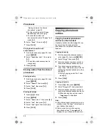 Предварительный просмотр 24 страницы Panasonic KX-TCD230FX Operating Instructions Manual