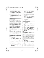 Предварительный просмотр 28 страницы Panasonic KX-TCD230FX Operating Instructions Manual