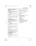 Предварительный просмотр 31 страницы Panasonic KX-TCD230FX Operating Instructions Manual