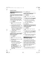 Предварительный просмотр 38 страницы Panasonic KX-TCD230FX Operating Instructions Manual