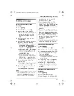 Предварительный просмотр 41 страницы Panasonic KX-TCD230FX Operating Instructions Manual