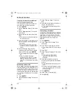 Предварительный просмотр 54 страницы Panasonic KX-TCD230FX Operating Instructions Manual