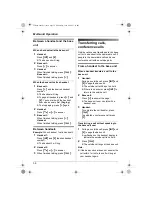 Предварительный просмотр 56 страницы Panasonic KX-TCD230FX Operating Instructions Manual