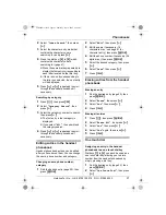 Предварительный просмотр 21 страницы Panasonic KX-TCD240E Operating Instructions Manual