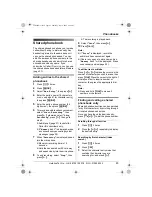 Предварительный просмотр 23 страницы Panasonic KX-TCD240E Operating Instructions Manual