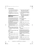 Предварительный просмотр 28 страницы Panasonic KX-TCD240E Operating Instructions Manual