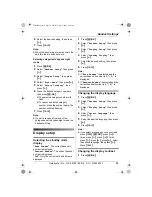 Предварительный просмотр 29 страницы Panasonic KX-TCD240E Operating Instructions Manual