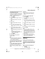 Предварительный просмотр 57 страницы Panasonic KX-TCD240E Operating Instructions Manual