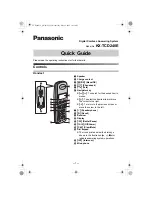 Panasonic KX-TCD240E Quick Manual preview