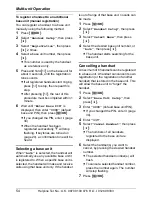 Предварительный просмотр 54 страницы Panasonic KX-TCD290E Operating Instructions Manual