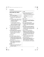 Предварительный просмотр 6 страницы Panasonic KX-TCD300CX Operating Instructions Manual