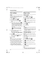 Предварительный просмотр 20 страницы Panasonic KX-TCD300CX Operating Instructions Manual