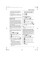 Предварительный просмотр 21 страницы Panasonic KX-TCD300CX Operating Instructions Manual