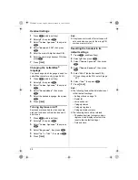 Предварительный просмотр 24 страницы Panasonic KX-TCD300CX Operating Instructions Manual