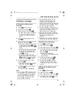 Предварительный просмотр 33 страницы Panasonic KX-TCD300CX Operating Instructions Manual